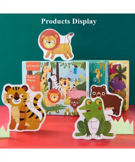 Wooden Puzzles For Kids Ages3-5 Puzzles For Toddlers 1-3 Toddler Puzzles Toys 4-8 Baby Puzzles Dinosaur Puzzle Toys For Kids ...