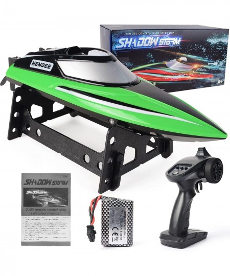 RC Boat - 18 MPH Fast Remote Control Boat with LED Light for Pools and Lakes - Self Righting Racing Boats for Adults and Kids...