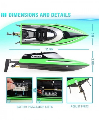 RC Boat - 18 MPH Fast Remote Control Boat with LED Light for Pools and Lakes - Self Righting Racing Boats for Adults and Kids...