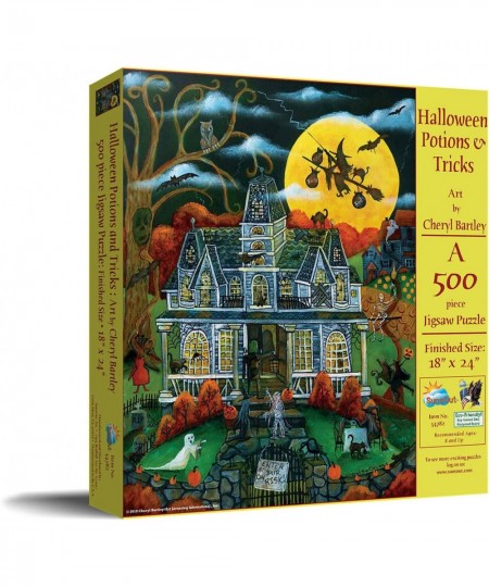 Halloween Potions and Tricks 500 pc Jigsaw Puzzle by SunsOut $31.74 - Jigsaw Puzzles