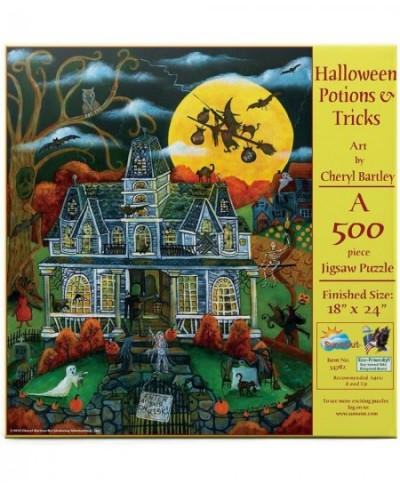 Halloween Potions and Tricks 500 pc Jigsaw Puzzle by SunsOut $31.74 - Jigsaw Puzzles