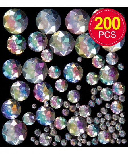 EF322 Iridescent Acrylic Jewels Value Pack — Creative Art Supplies for Kids' Crafts to Decorate Cards Collage and Projects (P...