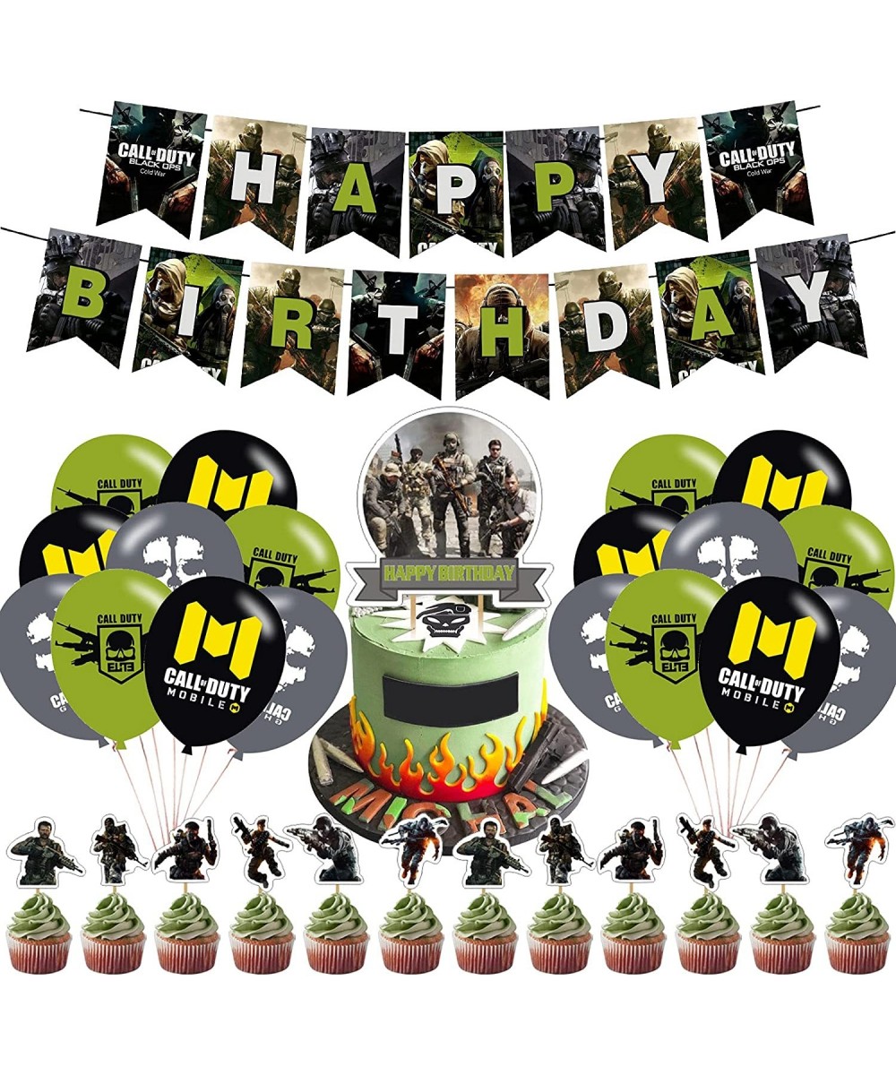 Gaming Party Supplies Call Of Du_ty Birthday Party Decorations Call Hero Theme Birthday Party Decorations include Gaming Them...