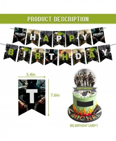 Gaming Party Supplies Call Of Du_ty Birthday Party Decorations Call Hero Theme Birthday Party Decorations include Gaming Them...