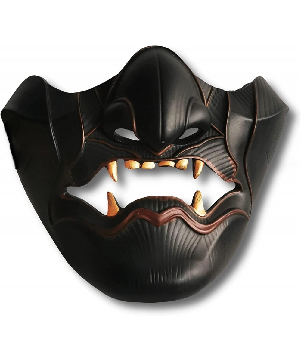 Ghost of Tsushima Mask Resin Game Cosplay Knight Legion Halloween Jin Sakai Gosaku Samurai Costume Accessory Black $42.43 - K...