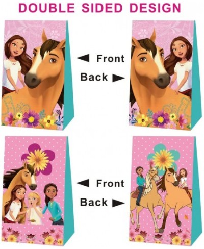 12Pcs Horse Theme Party Favor Bags Horse Theme Goody Bags Horse Cartoon Birthday Party Supplies for Girls 4.7x2.7x8.3 inch $2...