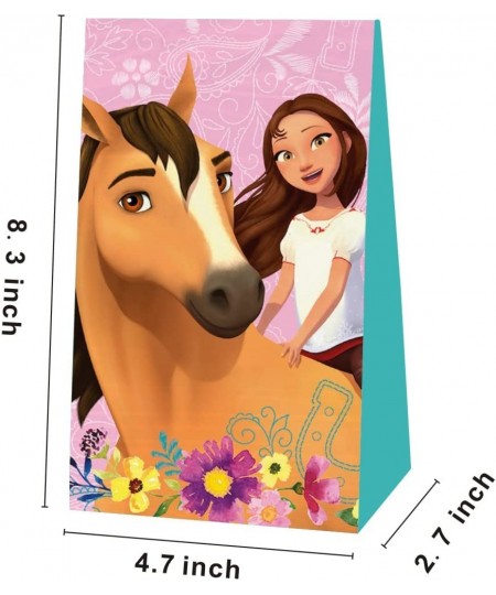 12Pcs Horse Theme Party Favor Bags Horse Theme Goody Bags Horse Cartoon Birthday Party Supplies for Girls 4.7x2.7x8.3 inch $2...