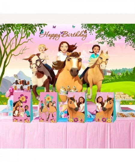 12Pcs Horse Theme Party Favor Bags Horse Theme Goody Bags Horse Cartoon Birthday Party Supplies for Girls 4.7x2.7x8.3 inch $2...