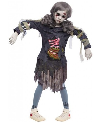 Scary Halloween Zombie Girl Living Dead Monster Child Costume for Girls $41.03 - Kids' Costumes