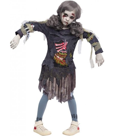 Scary Halloween Zombie Girl Living Dead Monster Child Costume for Girls $41.03 - Kids' Costumes