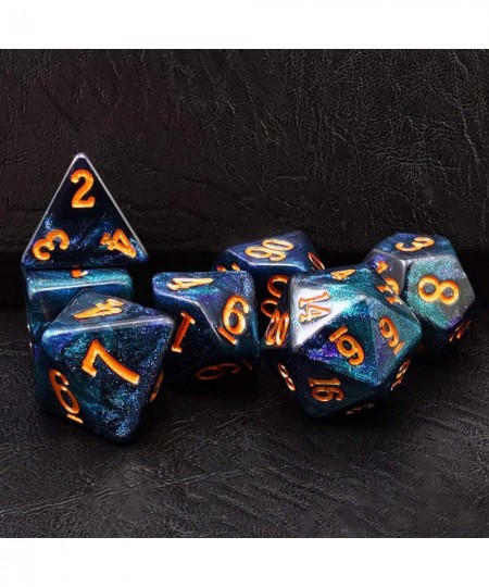 Bescon Starry Night Dice Set Series 7pcs Polyhedral RPG Dice Set Milky Way Midnight Twilight $18.28 - Game Accessories