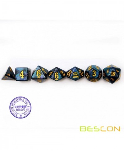 Bescon Starry Night Dice Set Series 7pcs Polyhedral RPG Dice Set Milky Way Midnight Twilight $18.28 - Game Accessories