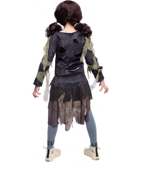 Scary Halloween Zombie Girl Living Dead Monster Child Costume for Girls $41.03 - Kids' Costumes