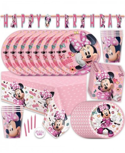 Minnie Mouse Birthday Party Supplies | Minnie Mouse Party Decorations | Minnie Birthday Party Easy Setup and Takedown with Ba...