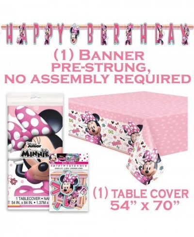 Minnie Mouse Birthday Party Supplies | Minnie Mouse Party Decorations | Minnie Birthday Party Easy Setup and Takedown with Ba...