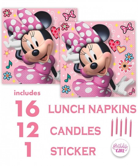 Minnie Mouse Birthday Party Supplies | Minnie Mouse Party Decorations | Minnie Birthday Party Easy Setup and Takedown with Ba...