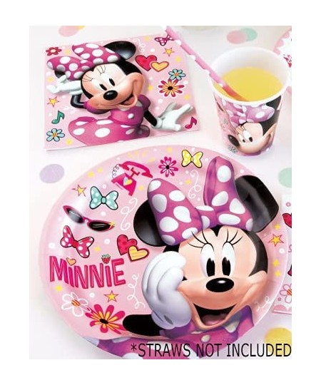 Minnie Mouse Birthday Party Supplies | Minnie Mouse Party Decorations | Minnie Birthday Party Easy Setup and Takedown with Ba...