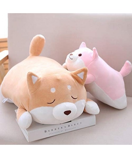 Shiba Inu Dog Plush Pillow Cute Soft Corgi Stuffed Animals Doll Toys Gifts for Valentine Christmas Birthday Bed Sofa Chair (P...