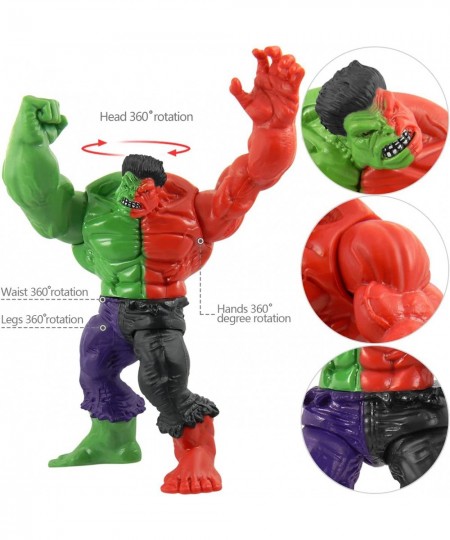 Incredible Hulk Action Figure Garage Kit Marvel Avengers Action Figure PVC Figure Model Colorful Version $46.02 - Action Figures