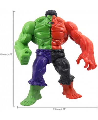 Incredible Hulk Action Figure Garage Kit Marvel Avengers Action Figure PVC Figure Model Colorful Version $46.02 - Action Figures