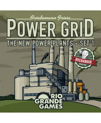 Power Grid Game Expansions Bundle of New Power Plant Cards Sets 1 and 2 Plus a Lightning Bolt Button $60.33 - Board Games