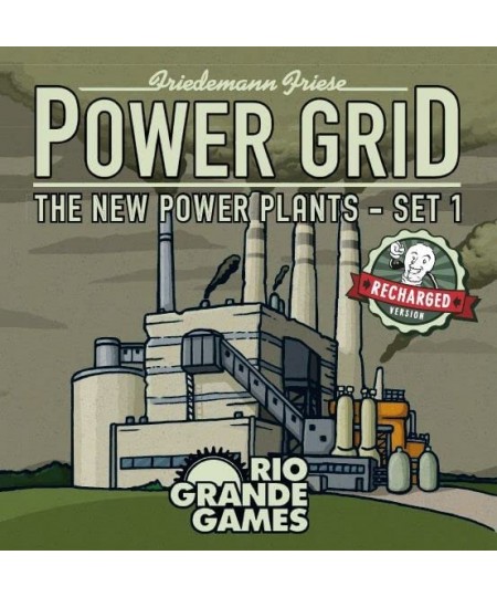 Power Grid Game Expansions Bundle of New Power Plant Cards Sets 1 and 2 Plus a Lightning Bolt Button $60.33 - Board Games