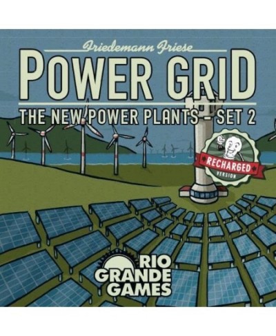 Power Grid Game Expansions Bundle of New Power Plant Cards Sets 1 and 2 Plus a Lightning Bolt Button $60.33 - Board Games