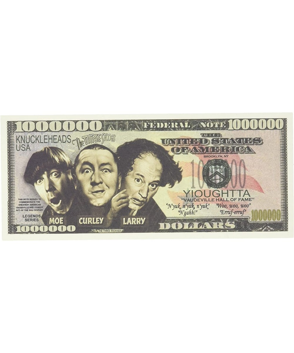 The Three Stooges $Million Dollar$ Bill Collectible $14.67 - Gags & Practical Joke Toys