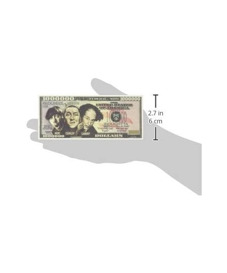 The Three Stooges $Million Dollar$ Bill Collectible $14.67 - Gags & Practical Joke Toys