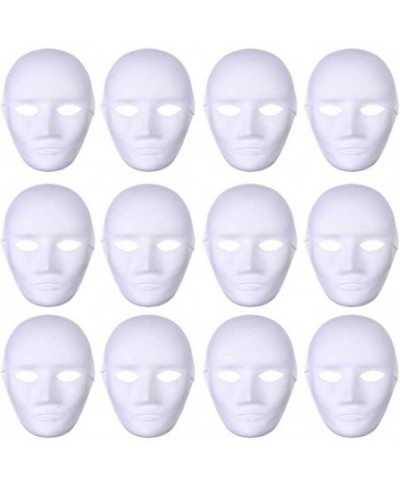 24Pcs DIY Mask Blank Painting Male Full Face Mask for Halloween Ghost Cosplay Masquerade Hip Hop Dance Party Favors $53.90 - ...