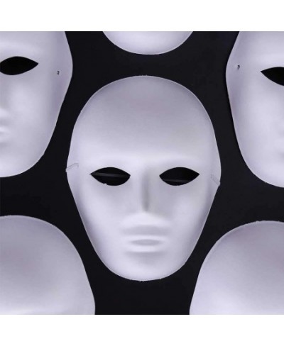 24Pcs DIY Mask Blank Painting Male Full Face Mask for Halloween Ghost Cosplay Masquerade Hip Hop Dance Party Favors $53.90 - ...