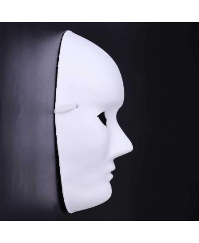 24Pcs DIY Mask Blank Painting Male Full Face Mask for Halloween Ghost Cosplay Masquerade Hip Hop Dance Party Favors $53.90 - ...