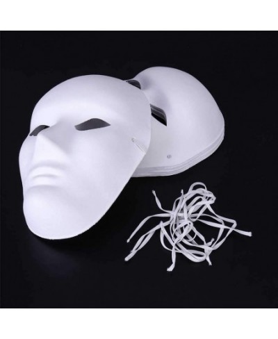 24Pcs DIY Mask Blank Painting Male Full Face Mask for Halloween Ghost Cosplay Masquerade Hip Hop Dance Party Favors $53.90 - ...