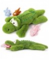 Plush Alligator Stuffed Animal Plush Toy 36inch Mommy Stuffed Crocodile with 3 Baby Crocodile Stuffed Animals Alligator Plush...