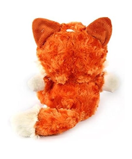 WELDREAM Red Fox Plush Toy with Furry Tail Huggable Stuffed Animals Lovely Big Eyes and Charming Smile Gift for Boys/Girls-7 ...