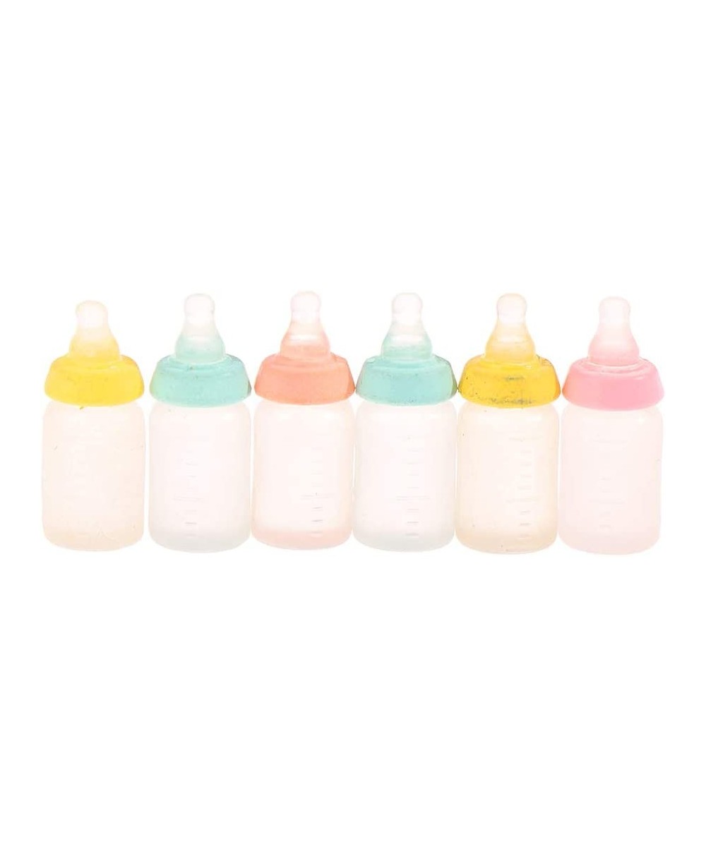 30Pcs 1:12 Dollhouse Miniatures Milk Bottle Baby Bottle Model Doll House Decor Baby Pretend Toys Dolls Accessories Dollhouses...