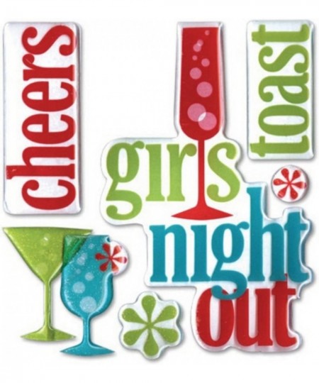 Boutique Themed Ornate Stickers Girls Night Out Word $16.41 - Kids' Stickers