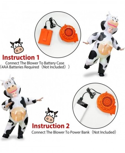 Child Inflatable Halloween Costume Cow for Kids Boys Girls Full Body Blow up Halloween Costumes Cosplay Party $90.84 - Kids' ...