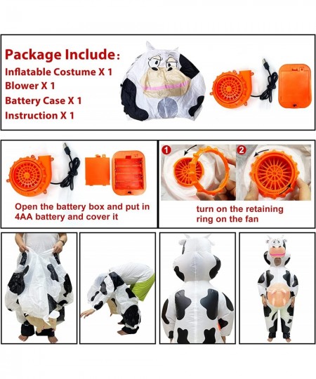 Child Inflatable Halloween Costume Cow for Kids Boys Girls Full Body Blow up Halloween Costumes Cosplay Party $90.84 - Kids' ...