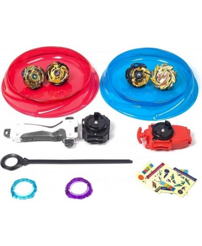 Metal Master Fusion Gyro Toys for Kids 4X High Performance Tops Attack Set with Launcher and Grip Starter Set and Arena $34.7...