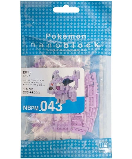 Nanoblocks - 2 Set Bundle - Espeon and Umbreon (Eifie and Blacky in Japan) - Adjustable Pokemon Characters (Japan Import) $65...