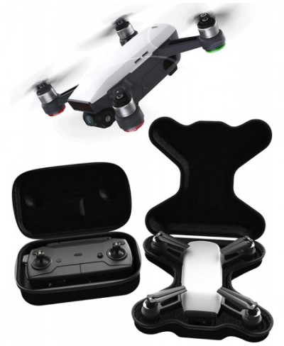 SPARK GO CASE - compact hardshell case - DJI SPARK & CONTROLLER - Adventure/Travel Case (features belt straps for easy hands-...