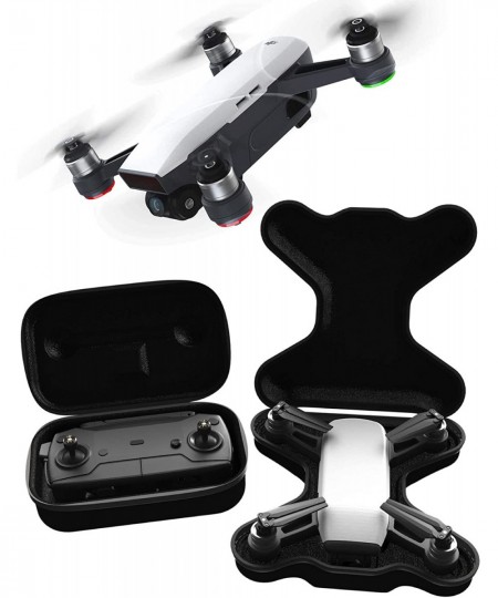 SPARK GO CASE - compact hardshell case - DJI SPARK & CONTROLLER - Adventure/Travel Case (features belt straps for easy hands-...