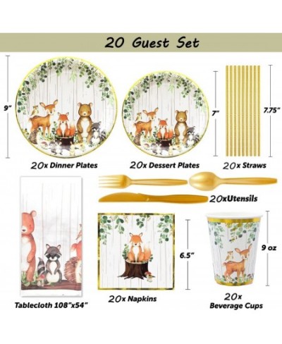 MEGA 257 Pc Woodland Baby Shower Decorations for Boy Or Girl Kit | Gender Neutral Forest Animal Decor | BABY boxes | Banners ...