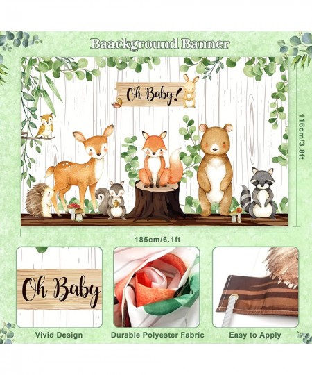 MEGA 257 Pc Woodland Baby Shower Decorations for Boy Or Girl Kit | Gender Neutral Forest Animal Decor | BABY boxes | Banners ...