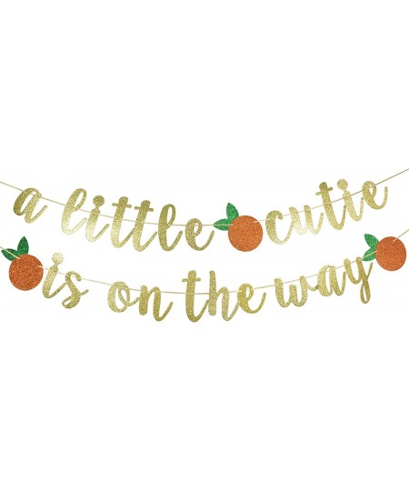 A Little Cutie Is On The Way Banner Citrus Banner Orange Theme Birthday Cutie Baby Shower Little Cutie Birthday Party Decor $...