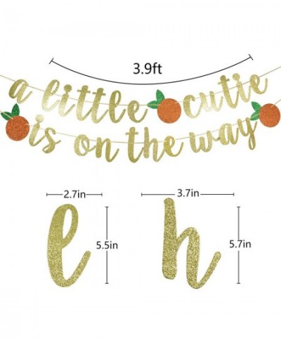 A Little Cutie Is On The Way Banner Citrus Banner Orange Theme Birthday Cutie Baby Shower Little Cutie Birthday Party Decor $...