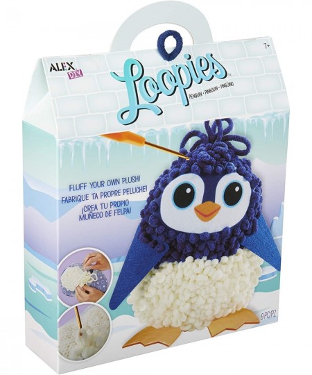 Alex Loopies Yarn and Plush Penguin Kids DIY Craft Kit $21.74 - Craft Kits