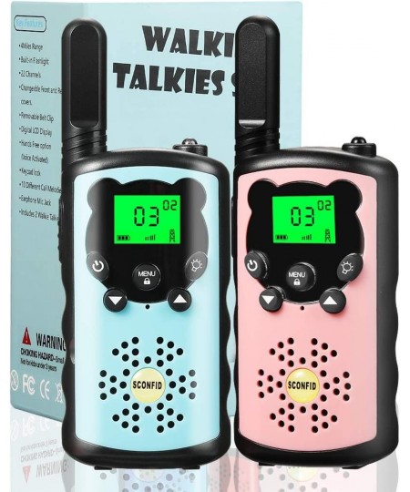 Gift for 4-12 Year Old Boys Girls Toys for Boys Girls 3 Mile Range Walkie Talky for Kids Toys for Birthday Indoor Outdoor Aci...