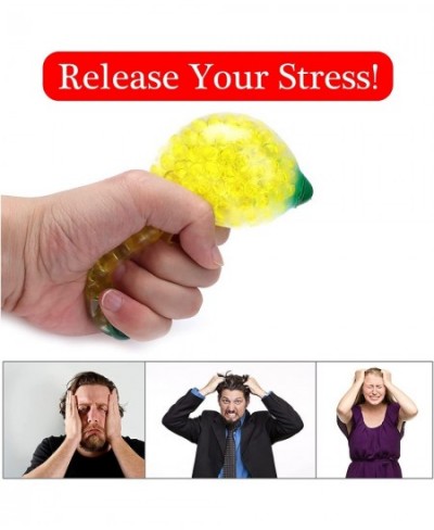 4 Pcs Large Stress Relievers Stress Relief Fidget Balls Kids Sensory Stress Balls Bead Filled Stress Ball Hand Wrist Squeeze ...